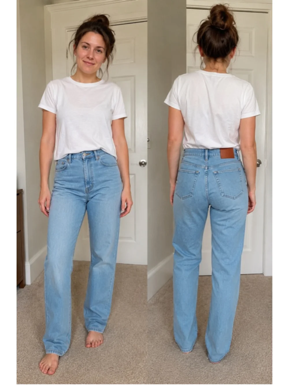 Carhartt Women’s Blue Straight Leg Jeans Size 30 Workwear Denim